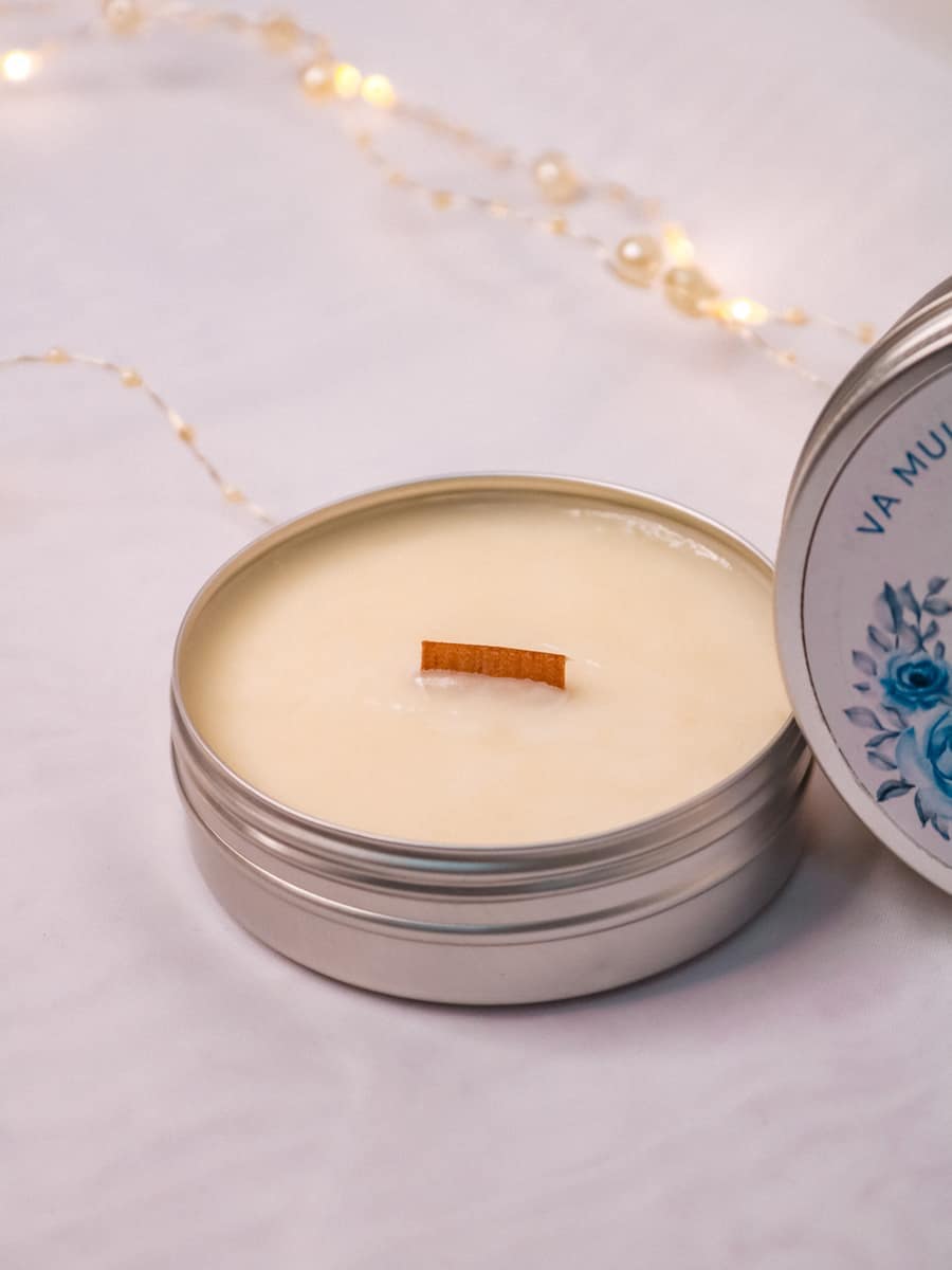 Marturii Nunta lumanare Cutiuta metalica 100g - imagine 15